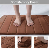 Non-Slip Bathroom Mat Absorbent Bath Rug Quick Drying Anti-Skid Washable Mat