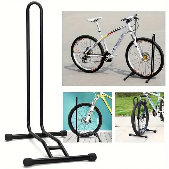 Bicycle Ground Stand Detachable Bike Rack L-Type Maintenance