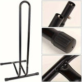 Bicycle Ground Stand Detachable Bike Rack L-Type Maintenance