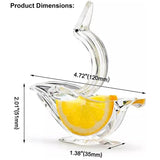 Bird Lemon Juicer Slice Acrylic Squeezer Squeezing 2Pack