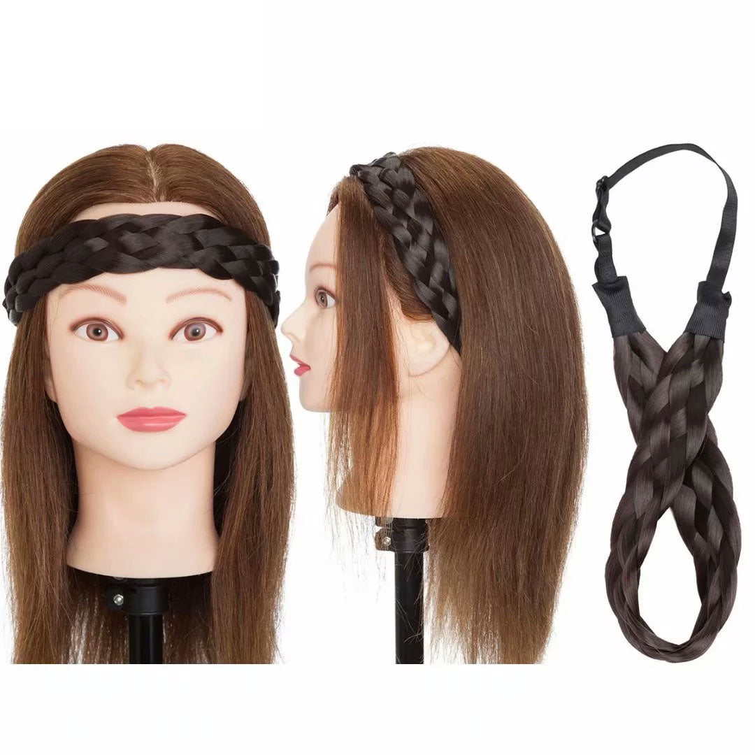 Braided Hair Band Elastic Headband Plaited Hair Wear