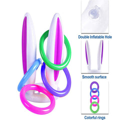 Easter Inflatable Bunny Ring Toss Game Rabbit Ears Toys Gift