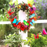 50 or 100 Colourful Butterflies Stakes Garden Yard Decoracion