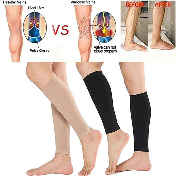 Calf Compression Socks Sleeves Shin Running Tights Foot Pain Relief Travel