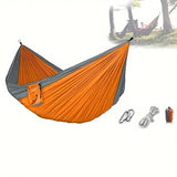 Double Camping Hammock Portable Parachute Nylon Swing Chair