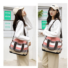 Womens Shoulder Crossbody Messenger Canvas Cloth Handbag Convertible Bag