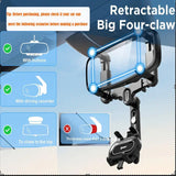 360° Car Phone Holder Mount Free Adjustment Rear View Mirror Phone Holder for Car