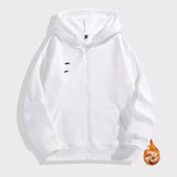 Casual Zip-Up Fleece Hoodies Long Sleeve Soft Hooded Sweatshirt Jackets Tops