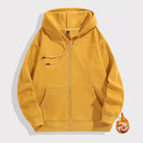 Casual Zip-Up Fleece Hoodies Long Sleeve Soft Hooded Sweatshirt Jackets Tops