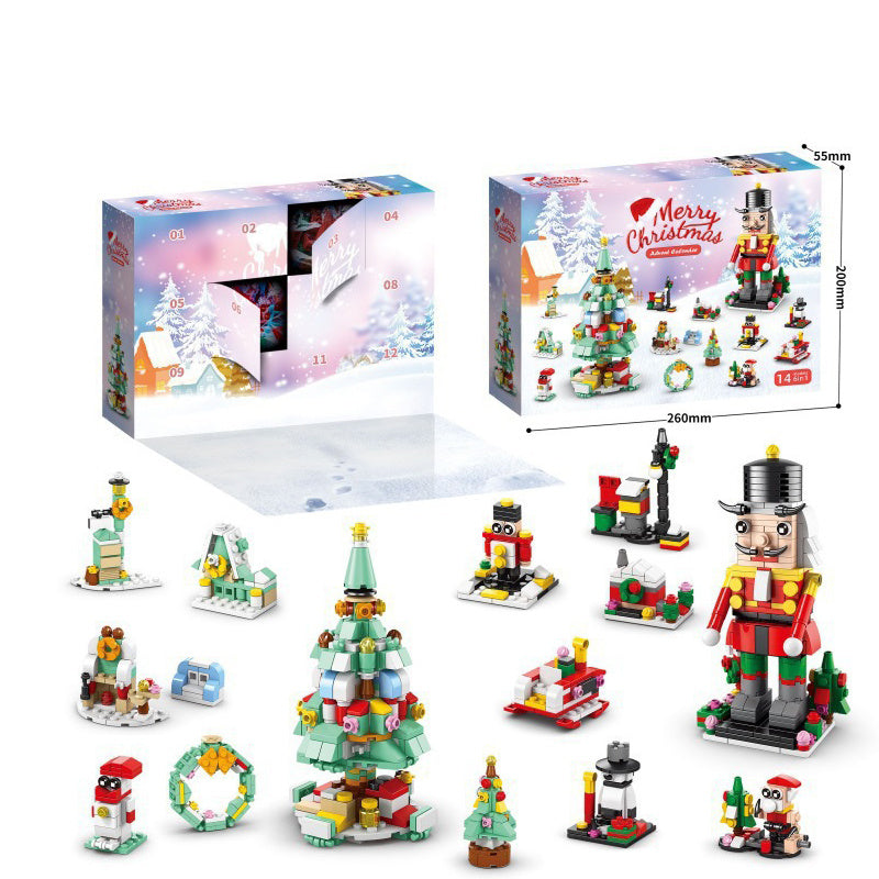 Christmas Building Blocks Puzzle Toys Party Favors Christmas Gifts