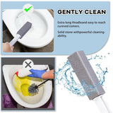 2 Packs Pumice Cleaning Stone Brushes with Extra Long Handle