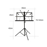 Collapsible Tripod Music Stand with Free Carry Bag