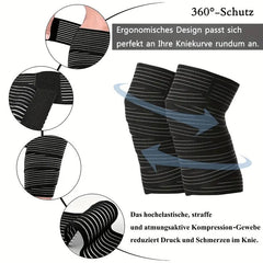 Elastic Knee Wrap Compression Bandage Brace Support for Legs
