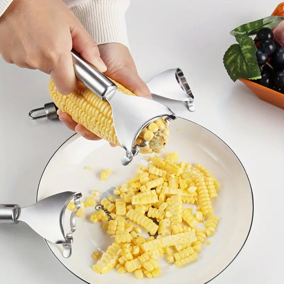 Stainless Steel Corn Cob Planer Stripper Peeler