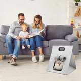 3-in-1 Multi-Functional Pet House Foldable Cat Bed Cave Carrier Combo with Zipper