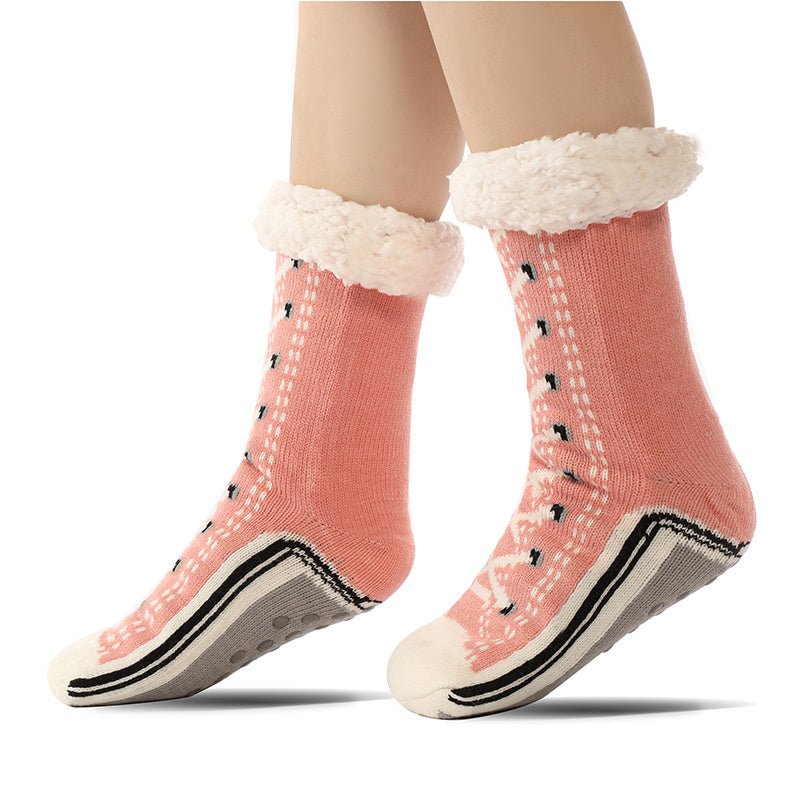 Cozy Fleece-Lined Winter Socks for Women