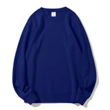 Unisex Oversized Lightweight Crewneck Sweatshirts Long Sleeve Loose Fit Soft Pullover Top