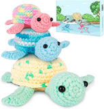 Crochet Kit for Beginners - DIY Cute Animals Crochet Set Ideal Gift