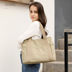 Women's Canvas Shoulder Convertible Large Capacity Bag Handbags Tote Purses