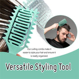 Curl Defining Vented Hair Styling Brush Comb