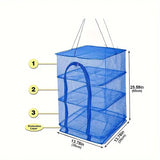 Drying Rack Folding Fish Mesh Foldable Multi-Layer Nylon Hanging Net