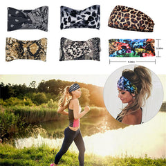 Hair Band Workout Sweat Headband Running Knot Headwrap