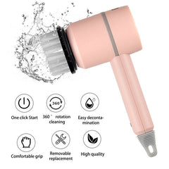Wireless USB Household Washing Tools Dishwashing Brush Electric Cleaning Brush