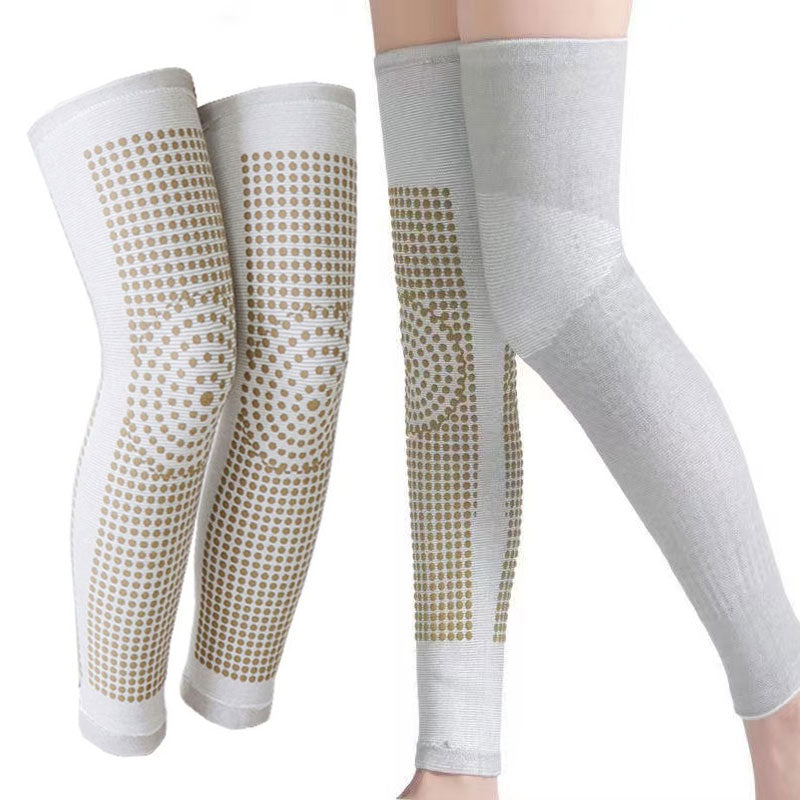 Extended Self-Heating Wormwood Knee Brace Sleeve Tourmaline Knee Support