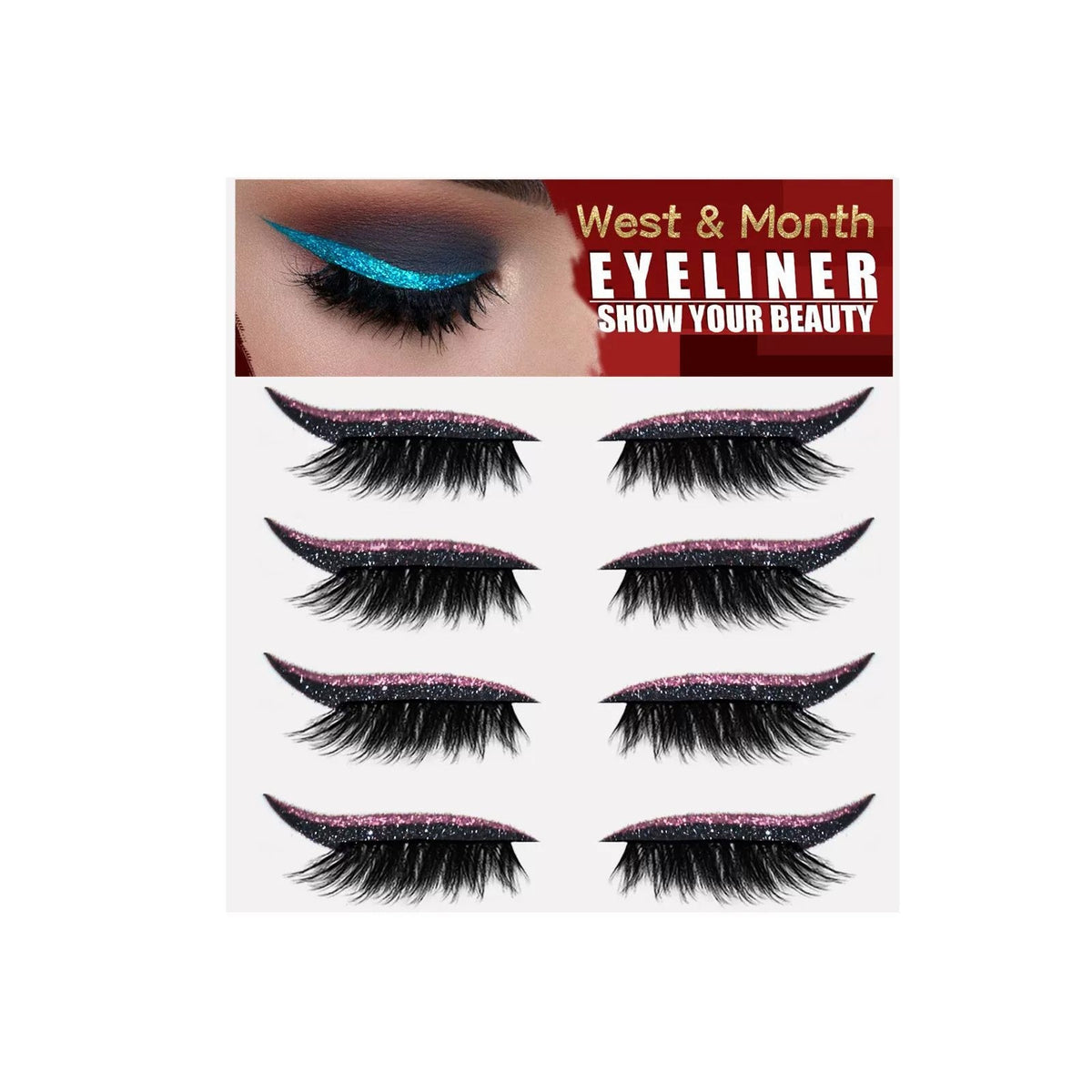 Reusable Eyeliner Eyelash Stickers Eyelid Tape Invisible Self-adhesive Eye Line ﻿