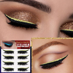 Reusable Eyeliner Eyelash Stickers Eyelid Tape Invisible Self-adhesive Eye Line ﻿