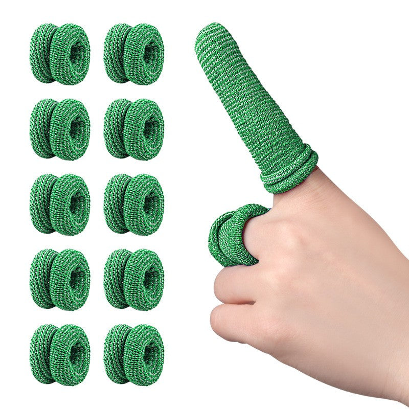 10PCS Elastic Finger Gloves Bandages Thumb Covers ﻿