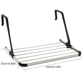 Folding Stainless Steel Clothes Drying Rack for Indoor and Outdoor