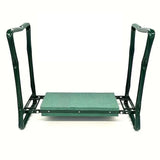 Foldable Garden Kneeler and Garden Seat Gardening Stool with Tool Pouch EVA Foam Pad