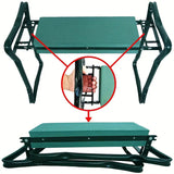 Foldable Garden Kneeler and Garden Seat Gardening Stool with Tool Pouch EVA Foam Pad