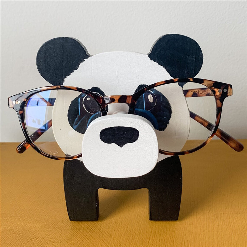 Eyeglass Holder Wooden Pet Glasses Stand Sunglasses Jewelry Stand Display Rack