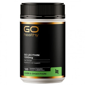 GO Healthy Go Lecithin 1500mg 120 Capsules