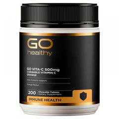Go Healthy Go Vita-C 500mg Chewable Vitamin C Orange 200 Tablet