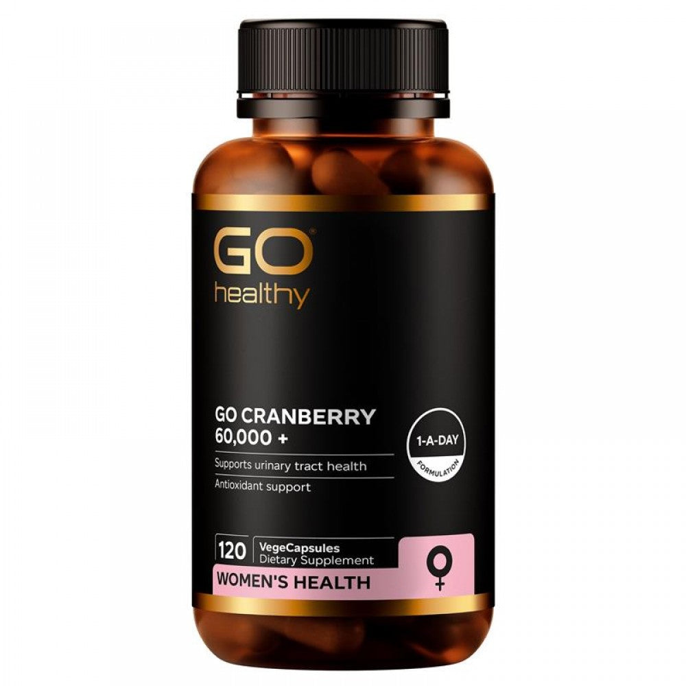 GO Healthy Go Cranberry 60,000+ 120 Vega Capsules