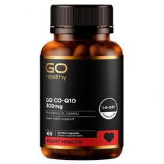 GO Healthy Go Co-Q10 300mg - Superior Strength 60 Sofgels