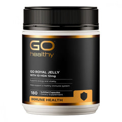 GO Healthy Go Royal Jelly with 10-HDA 12mg 180 Softgels
