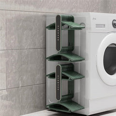 Clothes Hanger Holder Organizer Stacker Hanger Storage Rack Wall Mounted Stretchable