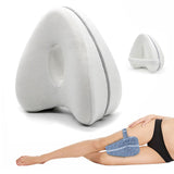 Leg Knee Pillow for Side Sleeper Heart-Shape Memory Foam Knee Support Cushion