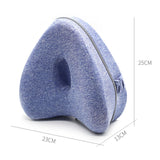 Leg Knee Pillow for Side Sleeper Heart-Shape Memory Foam Knee Support Cushion