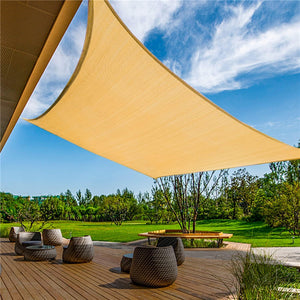 High Density Polyethylene Sun Shade Sail UV Blocking Outdoor Canopy 4MX6M