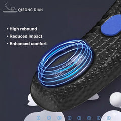 High Elastic Sports Insoles Shock Absorbing Cushioning Shoe Inserts for Men Women