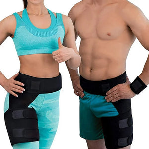 Hip Brace Compression Groin Support Wrap for Sciatica Pain Relief Thigh Recovery