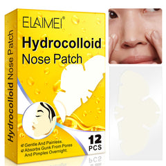 Hydrocolloid Deep Clean Pore Nose Patch Strip 12 PCS