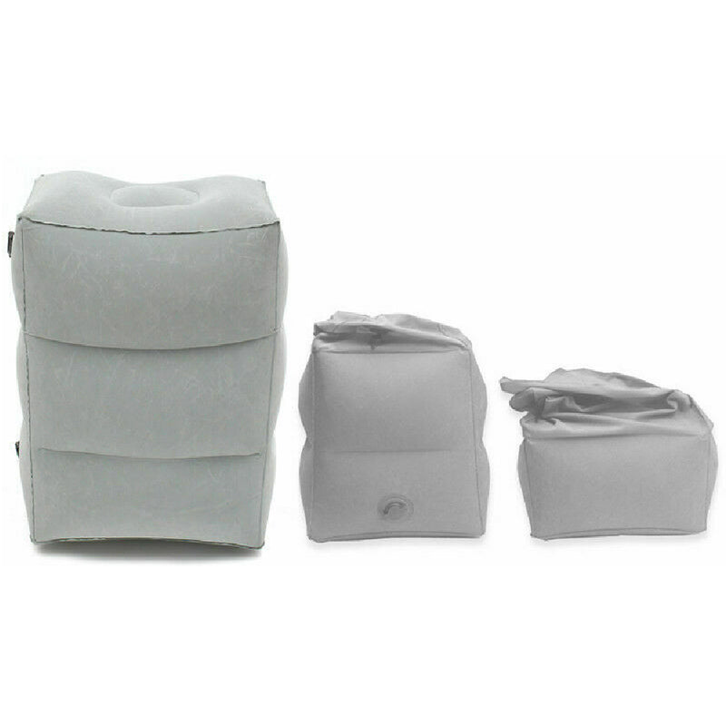 Inflatable Foot Rest for Plane: Adjustable Travel Foot Rest Stool