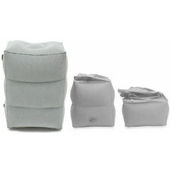 Inflatable Foot Rest for Plane: Adjustable Travel Foot Rest Stool