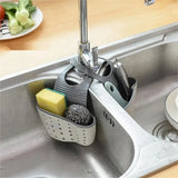 Kitchen Sink Rack Holder Wall Hanging Basket Storage Suction Cup Organizer